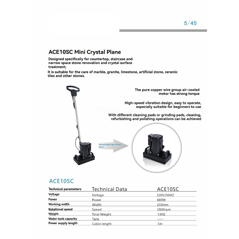 Floor Grinding Machine - Macchina per Pulizia e Lucidatura Pavimenti