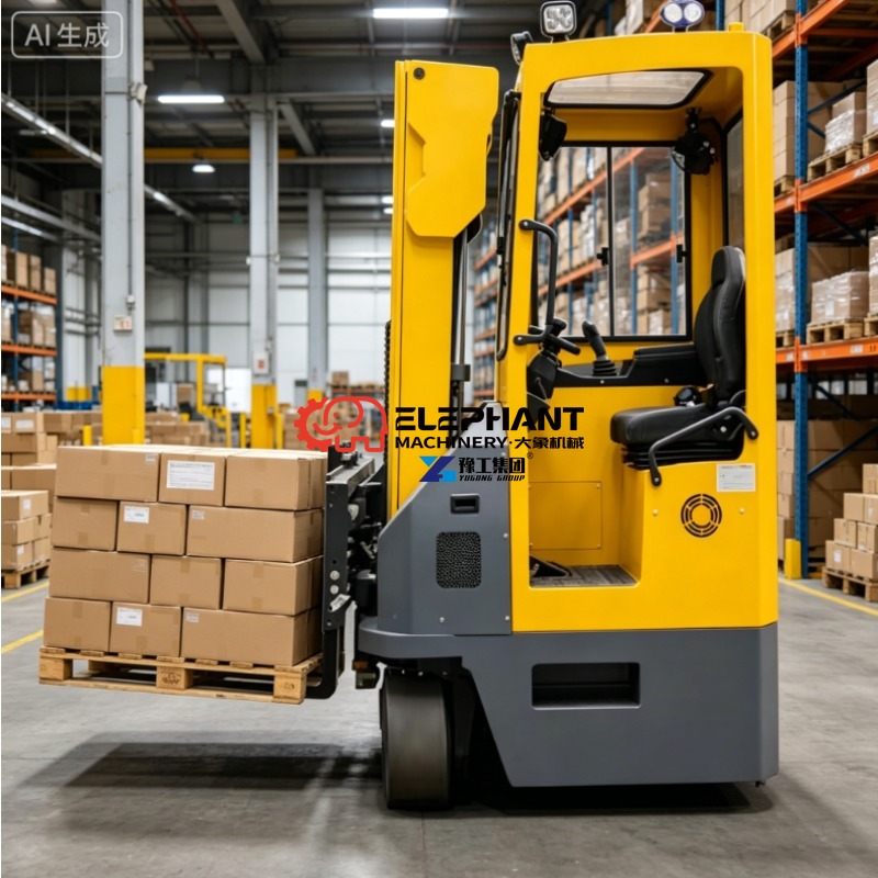 Electric Forklift - Carrello Elevatore Retrattile Elettrico a Doppio