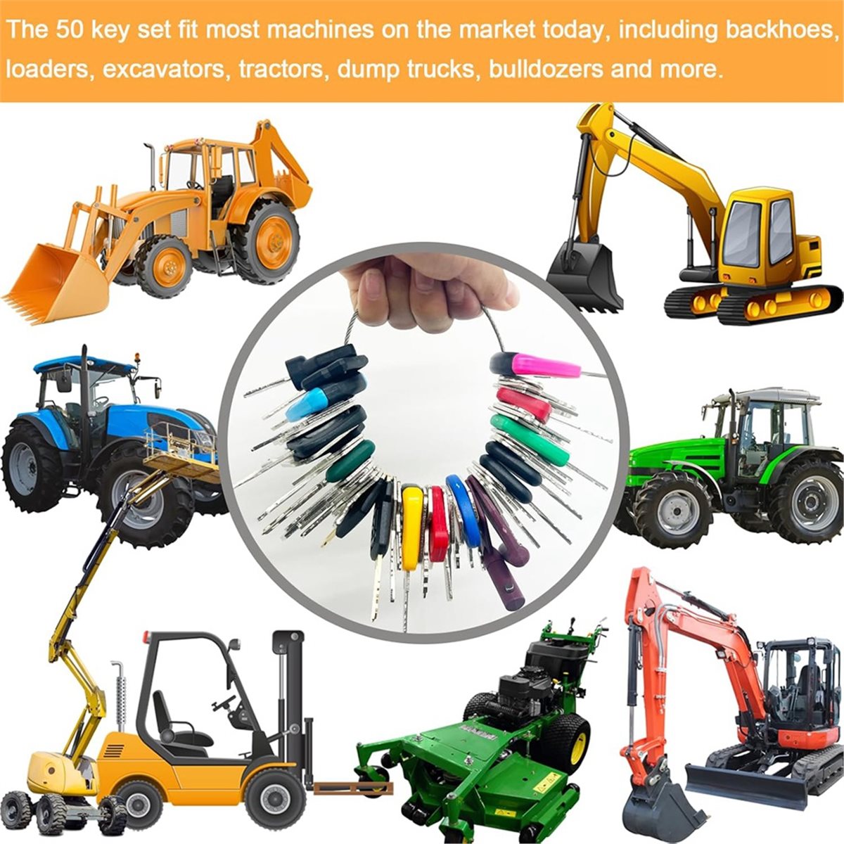 Set di 50 chiavi per macchinar - Heavy Equipment Contractors recensione e prezzo