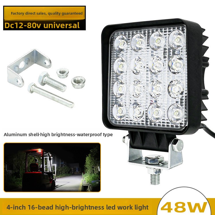 Faro da Lavoro LED 48W 16LED 4 - Heavy Equipment Working recensione e prezzo