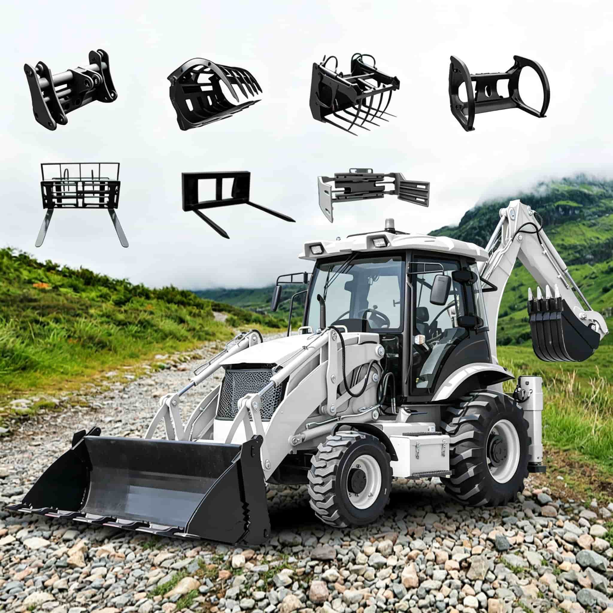 Escavatore con caricatore post - Tractor Backhoe recensione e prezzo