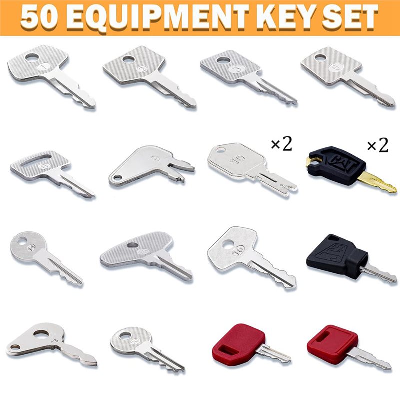 ABYN-Set di 50 Chiavi Master p - Heavy Equipment Contractors recensione e prezzo